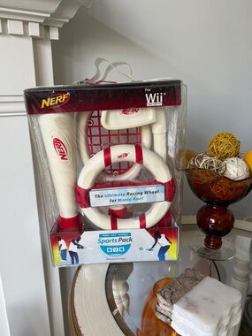 Wii Sports + Wii Play + Nerf Sport Pack for Nintendo Wii New Old Stock